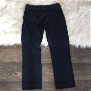 Lululemon workout leggings- navy blue knee length